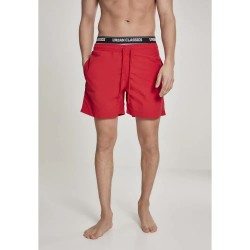 Бански гащета Urban classics Two In One swimming shorts - Red (Red Flash / White / Black) бански,гащета,мъжки,бански,костюми,urban,classics,two,in,one,swimming,shorts,red,(red,flash,white,black)