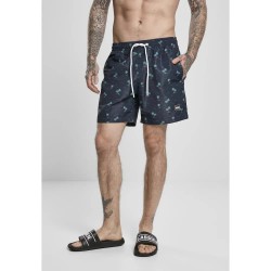 бански,гащета,мъжки,бански,костюми,urban,classics,pattern,big,swimming,shorts,black,blue,(black)
