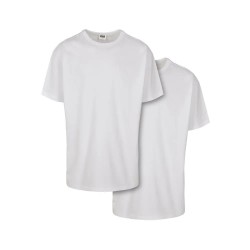 тениска,мъжки,тениски,urban,classics,organic,basic,short,sleeve,t,shirt,2,units,white,(white)