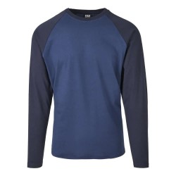тениска,мъжки,тениски,дамски,тениски,urban,classics,raglan,contrast,long,sleeve,t,shirt,blue,(dark,blue,blue,navy)