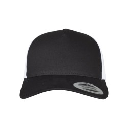 шапка,всички,шапки,flexfit,5,panel,retro,2,tone,cap,black,(black,white)