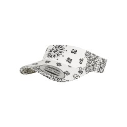 други,аксесоари,urban,classics,visor,cap,motif,bandana,white,(white)