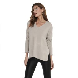 блуза,дамски,пуловери,дамски,плетени,дрехи,only,amalia,v,neck,sweater,grey,(silver,lining)