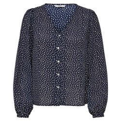 дамски,блузи,дамски,ризи,only,sonja,life,long,sleeve,blouse,blue,(night,sky,aop,dot,w,macadamia)