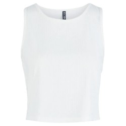 потник,дамски,топове,pieces,kylie,crop,sleeveless,top,cloud,dancer,(white)