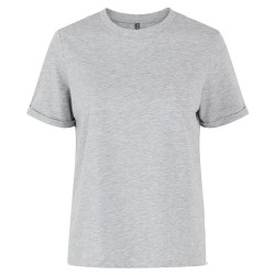 тениска,дамски,тениски,pieces,ria,fold,up,solid,short,sleeve,t,shirt,grey,(light,grey,melange)