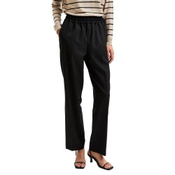 панталони,дамски,панталони,selected,aletta,b,high,waist,pants,black,(black)