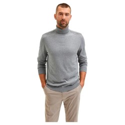 блуза,мъжки,пуловери,selected,berg,high,neck,sweater,grey,(medium,grey,melange)