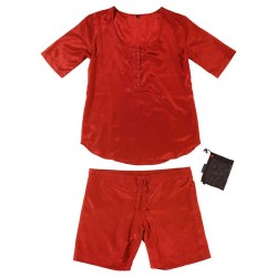 пижама,дамски,пижами,cocoon,adventure,nightwear,pyjama,red,(raspberry)