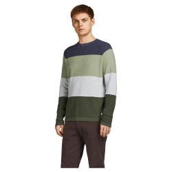 блуза,мъжки,пуловери,дамски,пуловери,jack,&,jones,egustav,sweater,green,(dusty,olive,detail,striped)
