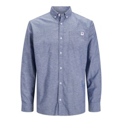 риза,с,дълъг,ръкав,мъжки,ризи,jack,&,jones,sports,summer,oversize,long,sleeve,shirt,blue