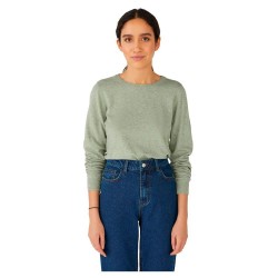 блуза,дамски,пуловери,дамски,плетени,дрехи,object,thess,sweater,green,(seagrass,detail,melange)