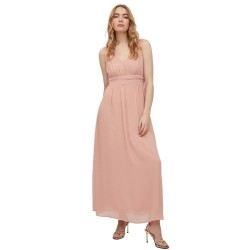 рокля,дамски,поли,и,рокли,vila,milina,sleeveless,long,dress,pink,(misty,rose)