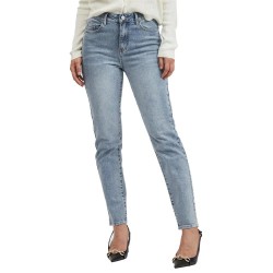 Дънки Vila Mommie Dl Mom high waist jeans - Blue (Light Blue Denim) дънки,дамски,панталони,vila,mommie,dl,mom,high,waist,jeans,blue,(light,blue,denim)
