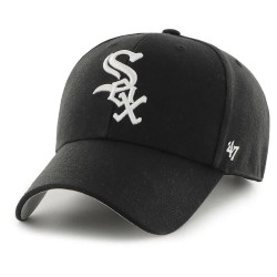 шапка,с,козирка,всички,шапки,47,mlb,chicago,white,sox,sure,shot,mvp,snapback,cap,black,(black)