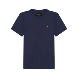 тениска,мъжки,тениски,lyle,&,scott,plain,short,sleeve,t,shirt,blue,navy,(blue)