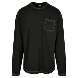 блуза,мъжки,пуловери,urban,classics,heavy,oversized,contrast,stitch,sweatshirt,black,(black,white)