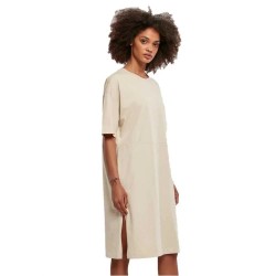 рокля,дамски,поли,и,рокли,urban,classics,organic,oversized,slit,short,sleeve,midi,dress,beige,(soft,sea,graass)