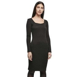 рокля,дамски,поли,и,рокли,urban,classics,long,sleeve,short,dress,black