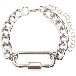 бижутерия,urban,classics,fastener,bracelet,silver,(silver)