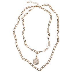 бижутерия,urban,classics,love,basic,necklace,golden,(gold)