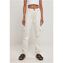 дънки,дамски,панталони,urban,classics,organic,stretch,cargo,high,waist,jeans,off,white,raw,(white)