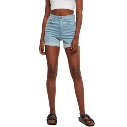 къси,панталони,дамски,панталони,urban,classics,organic,stretch,denim,shorts,clear,blue,bleached,(blue)