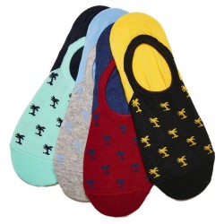 чорапи,дамски,чорапи,urban,classics,recycled,yarn,invisbile,palmtree,short,socks,4,pairs,multicolor,(multicolor)