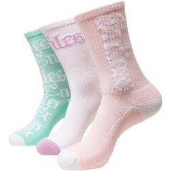 чорапи,мъжки,чорапи,mister,tee,endless,long,socks,3,pairs,multicolor,(white,light,rose,mint)