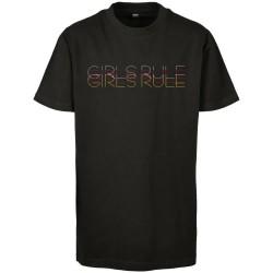 детска,тениска,детски,тениски,mister,tee,girls,rule,short,sleeve,t,shirt,black,(black)
