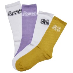 чорапи,мъжки,чорапи,mister,tee,hell,heaven,long,socks,4,pairs,multicolor,(multicolor)