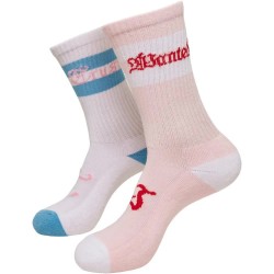чорапи,мъжки,чорапи,mister,tee,trust,wanted,long,socks,2,pairs,white,(light,rose,white)