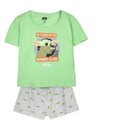пижама,мъжки,пижами,cerdá,the,mandalorian,short,sleeve,pyjama,light,green,(green,white)