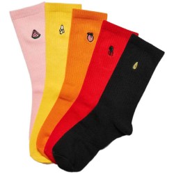 Чорапи Urban classics Fruit Embroidery long socks - Multicolor (Multicolor) чорапи,мъжки,чорапи,дамски,чорапи,urban,classics,fruit,embroidery,long,socks,multicolor,(multicolor)