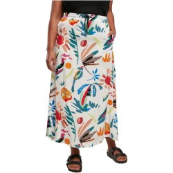 пола,дамски,поли,и,рокли,urban,classics,viscose,high,waist,midi,skirt,white,(white,sand,fruity)