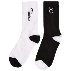 чорапи,мъжки,чорапи,urban,classics,zodiac,long,socks,2,pairs,black,white,taurus,(multicolor)