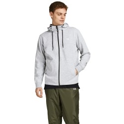 блуза,мъжки,пуловери,jack,&,jones,air,full,zip,sweatshirt,light,grey,melange,detail,new,lgm,(grey)