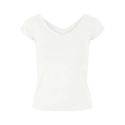 тениска,дамски,тениски,pieces,maliva,short,sleeve,v,neck,t,shirt,white,(bright,white)