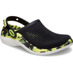 Crocs Literide 360 Marbled clogs - Black (Black / Citrus) мъжки,сандали,мъжки,джапанки,и,чехли,crocs,literide,360,marbled,clogs,black,(black,citrus)