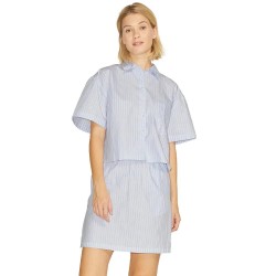 риза,с,къс,ръкав,дамски,блузи,дамски,ризи,jack,&,jones,molly,relaxed,poplin,sn,jjxx,short,sleeve,shirt,blue,(white,blue,stripes,blue)