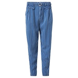 дънки,дамски,панталони,salsa,jeans,baggy,tencel,bleach,stripes,jeans,blue