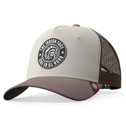 шапка,всички,шапки,the,indian,face,born,to,be,free,trucker,cap,brown,grey,(multicolor)