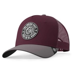 шапка,всички,шапки,the,indian,face,born,to,be,free,trucker,cap,red