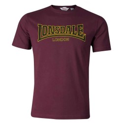 тениска,мъжки,тениски,lonsdale,classic,short,sleeve,t,shirt,oxblood,(red)