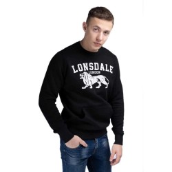 блуза,мъжки,пуловери,lonsdale,kersbrook,sweatshirt,black,(black,ecru)