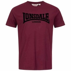 тениска,мъжки,тениски,lonsdale,ll008,one,tone,short,sleeve,t,shirt,oxblood,black,(red)