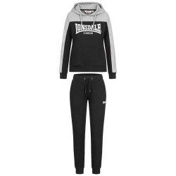 Анцуг Lonsdale Lurgan tracksuit - Black (Black / Grey) анцуг,дамски,анцузи,lonsdale,lurgan,tracksuit,black,(black,grey)