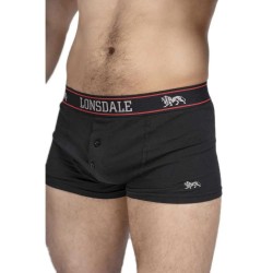 боксерки,мъжко,бельо,lonsdale,oakworth,boxers,2,units,black,(black)