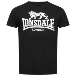 тениска,мъжки,тениски,lonsdale,silverhill,short,sleeve,t,shirt,black,white,(black)