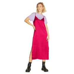 рокля,дамски,поли,и,рокли,jack,&,jones,cleo,satin,jjxx,sleeveless,midi,dress,bright,rose,aop,(red)